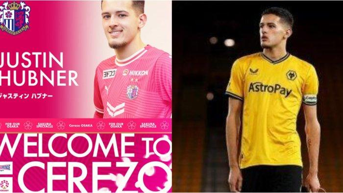 Bek Timnas Indonesia, Justin Hubner secara resmi dipinjamkan Wolverhampton Wanderes ke Cerezo Osaka