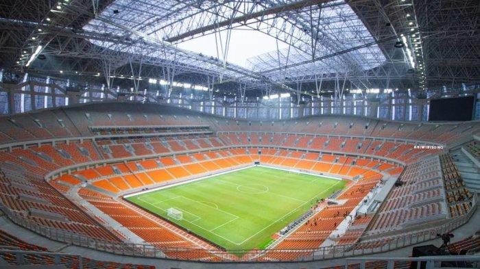 Jakarta International Stadium (JIS) di Tanjung Priok, Jakarta Utara.