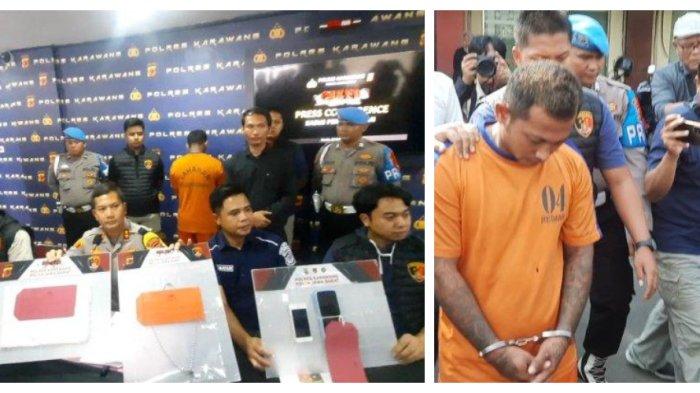 Inilah pelaku pembunuhan pria oleh pacar sesama jenis di Karawang, Kamis (22/2/2024).