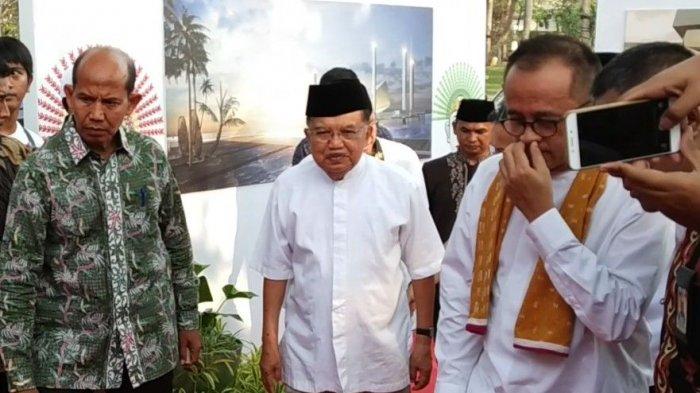 Ketua Dewan Masjid Indonesia Pusat Jusuf Kalla di Ancol Taman Impian, Sabtu (9/11/2019).