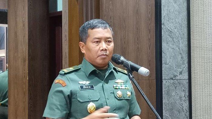 Kepala Dinas Penerangan AD Brigjen Hamim Thohari saat ditemui di Markas Besar Angkatan Darat (Mabesad), Jakarta, Kamis (16/2/2023).
