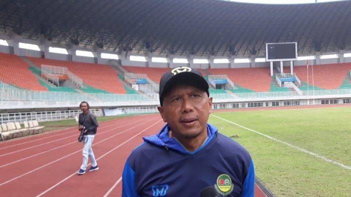 Pelatih Tira Persikabo, Rahmad Darmawan saat ditemui setelah pertandingan uji coba menghadapi Timnas Indonesia U-19 di Stadion Pakansari, Bogor, Sabtu (12/10/2019).
