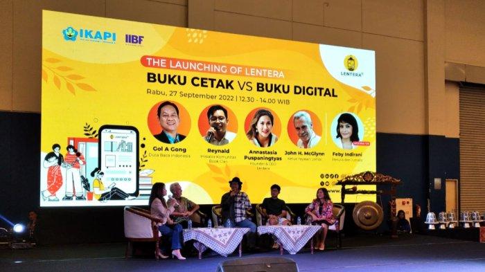 peluncuran Lentera App di ICE BSD, Tangerang, Rabu (27/9/2023).