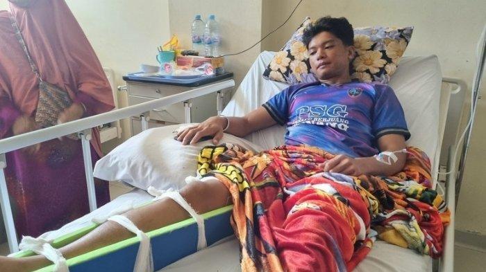 Pemain muda asal Desa Suci, Kecamatan Manyar, Kabupaten Gresik Ilham Ramadhani harus rehat dari dunia sepakbola karena cedera patah kaki.