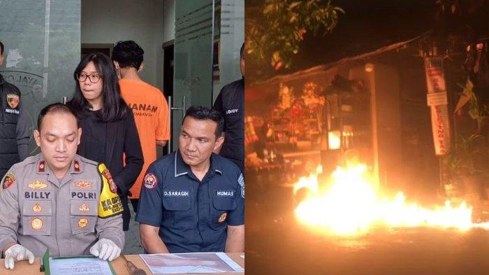 Terkuak penampakan terkini warung kelontong atau warung Madura  di Jalan Joglo Baru RT 012 RW 006, kawasan Kembangan, Jakarta Barat setelah hangus terbakar, pada Kamis (4/4/2024).