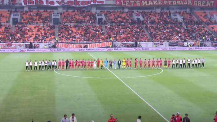Perkenalan pemain Persija Jakarta saat launching tim di Jakarta International Stadium (JIS), Sabtu (26/7/2025).