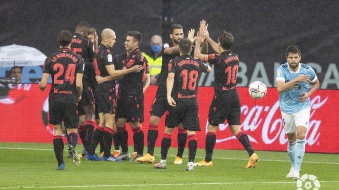 Real Sociedad meraih kemenangan 4-1 atas tuan rumah Celta Vigo dalam lanjutan laga Liga Spanyol LaLiga 2020-2021 dan mereka berhak duduk di pucuk klasemen sementara.