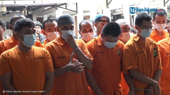 TEMUAN KASUS NARKOBA -  Polda Metro Jaya menggelar jumpa pers terkait pengungkapan 1.566 kasus narkoba dan menangkap 2.038 tersangka selama periode Februari-April 2025, Selasa (29/4/2025).