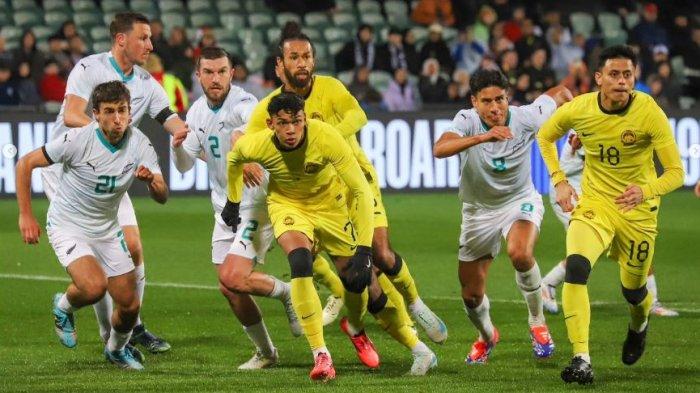 Pertandingan uji coba yang dijalani Timnas Malaysia melawan New Zealand alias Selandia Baru.