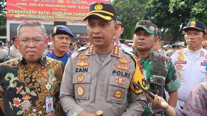 Kapolres Metro Tangerang Kota, Kombes Pol Zain Dwi Nugroho saat ditemui di Mapolres Metro Tangerang Kota, Kamis (22/12/2022).