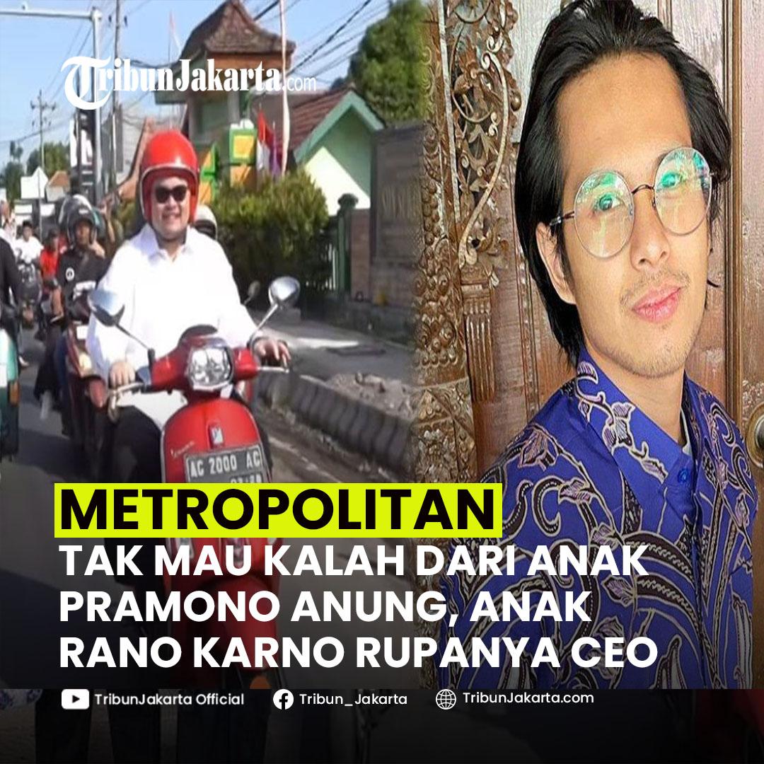 KLIK SELENGKAPNYA: Raka Widyarma, anak Rano Karno juga memiliki karir mentereng yakni seorang CEO hingga pengusaha coffee shop. Jabatan ini tentunya tak kalah hebat dari anak Pramono Anung, Hanindhito Himawan Pramana atau karib disapa Mas Dhito yang kini menjabat sebagai Bupati Kediri. 