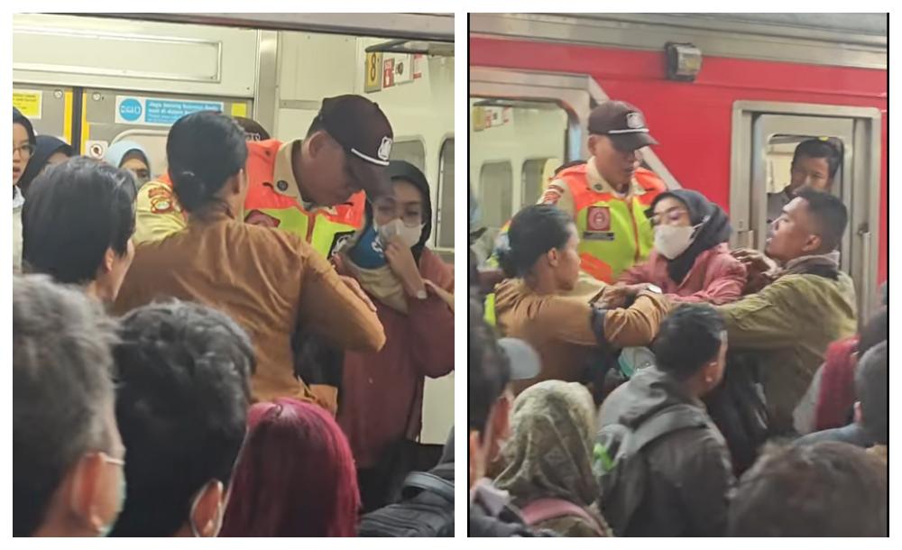 Ribut di Kereta Khusus Wanita, Petugas Stasiun Tebet Turun Tangan