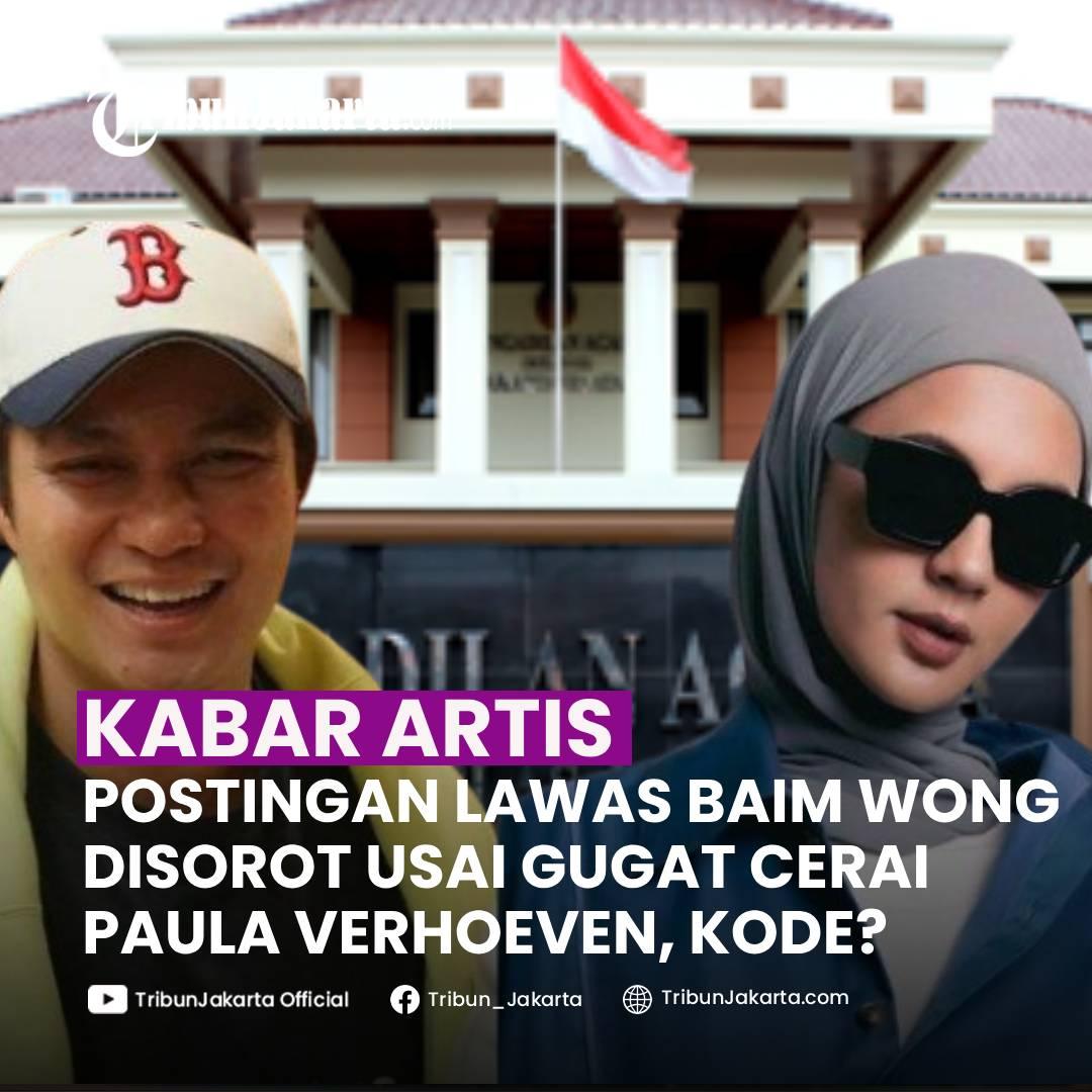 KLIK SELENGKAPNYA: Postingan Lawas Baim Wong Kembali Disorot Usai Menggugat Cerai Istrinya, Paula Verhoeven. Ini Penjelasan Baim Wong Soal Jangan Ganggu Istri Orang.

