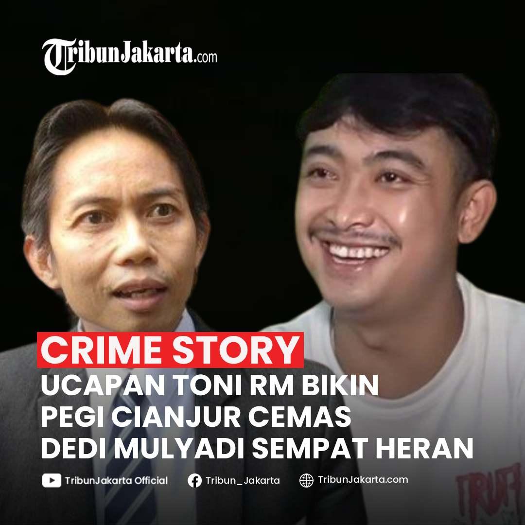 KLIK SELENGKAPNYA:Pernyataan pengacara Toni RM bisa membuat Pegi asal Cianjur cemas. Apalagi, pengakuan Pegi asal Cianjur itu membuat heran Anggota DPR Dedi Mulyadi. Bagaimana Pendapat Tribunners?