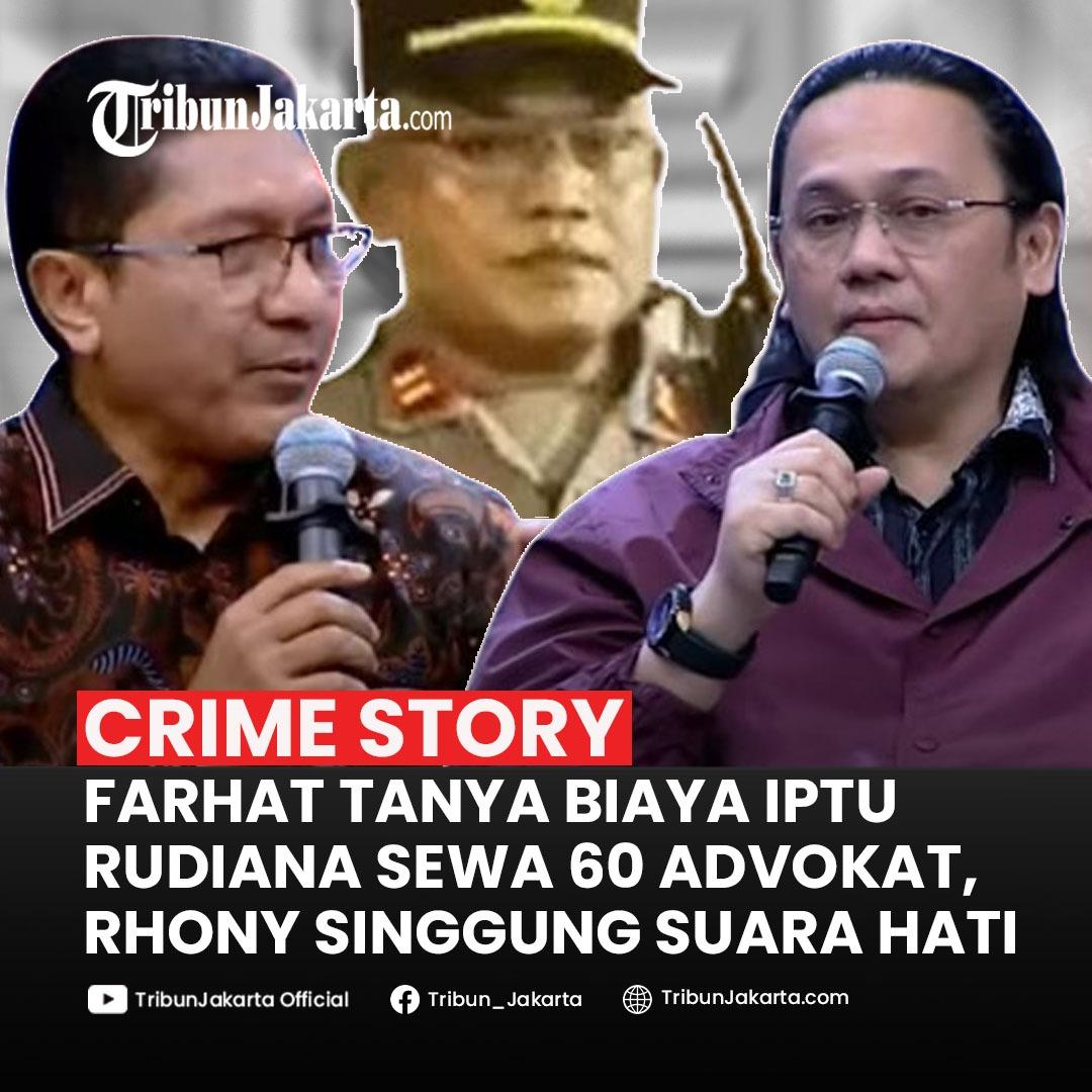 Farhat Abbas Tanyakan Berapa Iptu Rudiana Keluarkan Uang untuk Sewa 60 Advokat, Rhony Berkelit dan Bilang Diplomatis Singgung Suara Hati