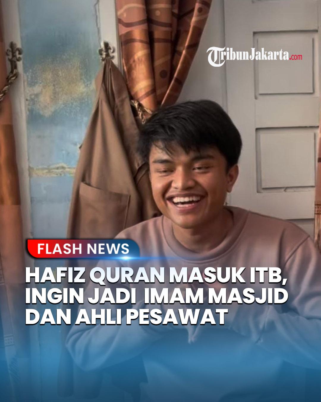Hanafi, siswa SMAN 1 Padang Panjang lolos SNBP dan masuk FTMD ITB. Kini, mimpi Hafiz Quran sekaligus anak penjahit ini menjadi ahli pesawat dan Imam Masjid Salman ITB bakal terwujud. 

