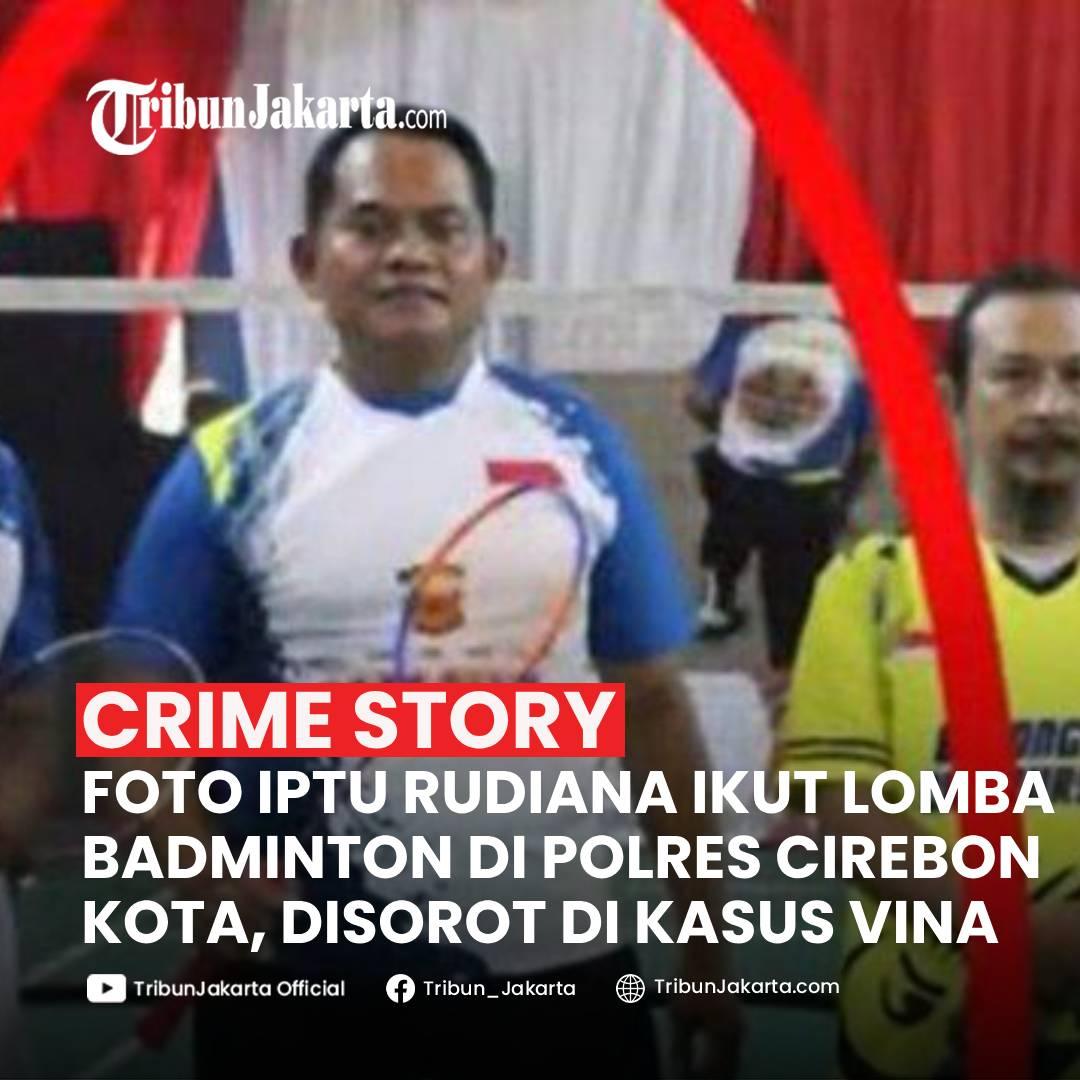 Foto Terbaru Iptu Rudiana yang Disorot Kasus Vina Tersenyum Ikut Lomba Badminton