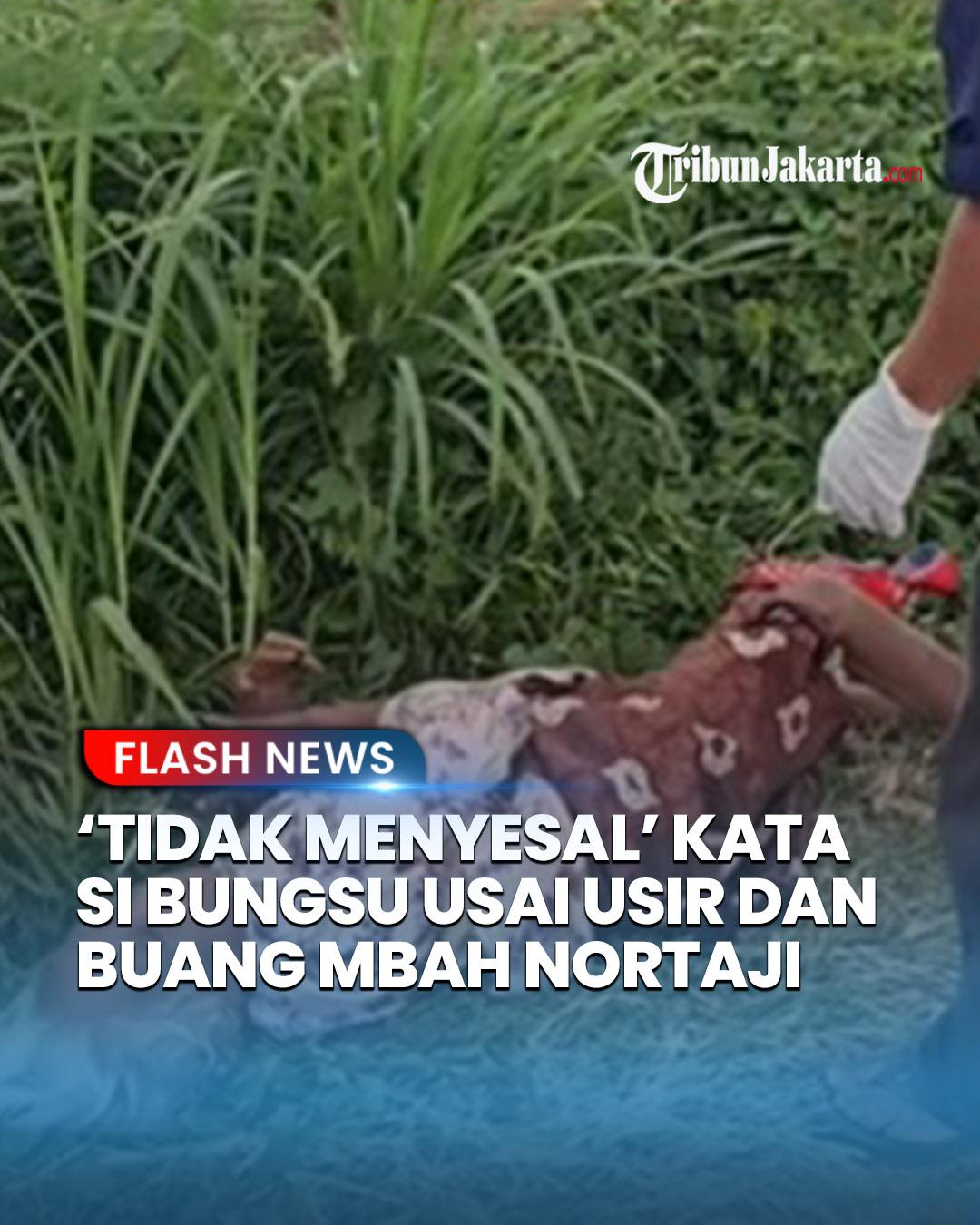 Entah apa yang ada di benak Musrika. Ia tega mengusir dan membuang ibu kandungnya yang akrab disapa Mbah Nortaji. Bahkan saat Mbah Nortaji dibawa ke panti jompo usai viral tiduran di pinggir jalan, jawaban yang keluar dari mulutnya justru 'tidak menyesal'. 

