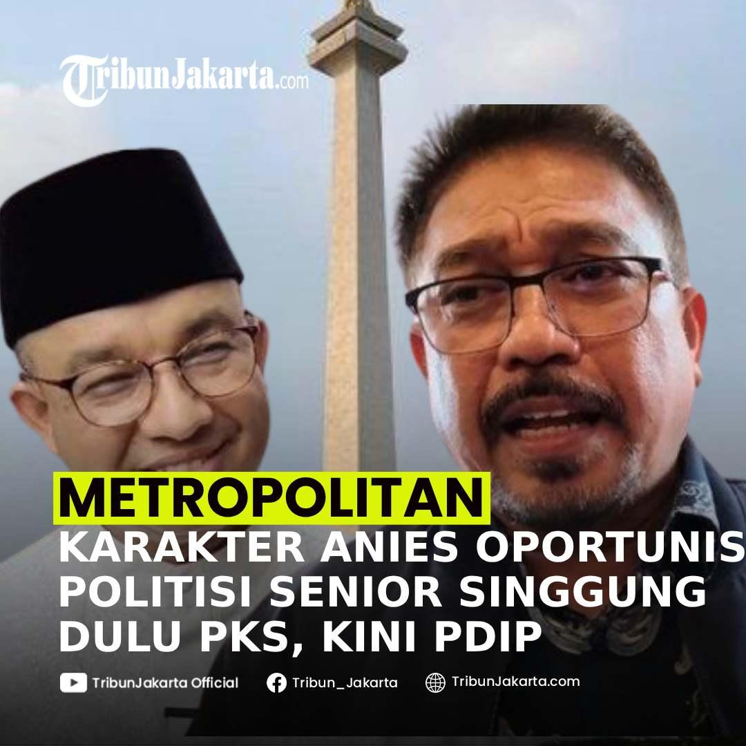 KLIK SELENGKAPNYA: Kabar Anies Baswedan maju di Pilkada Jabar mencuat saat hari terakhir pendaftaran calon di KPU, Kamis (29/8/2024). Zulfan bongkar sosok oportunis.
