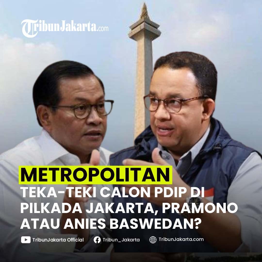 KLIK SELENGKAPNYA: PDIP Masih Menyimpan Teka-teki Calon yang Akan Diusung di Pilkada Jakarta 2024. Bukan Anies Baswedan Tapi Memilih Pramono Anung?