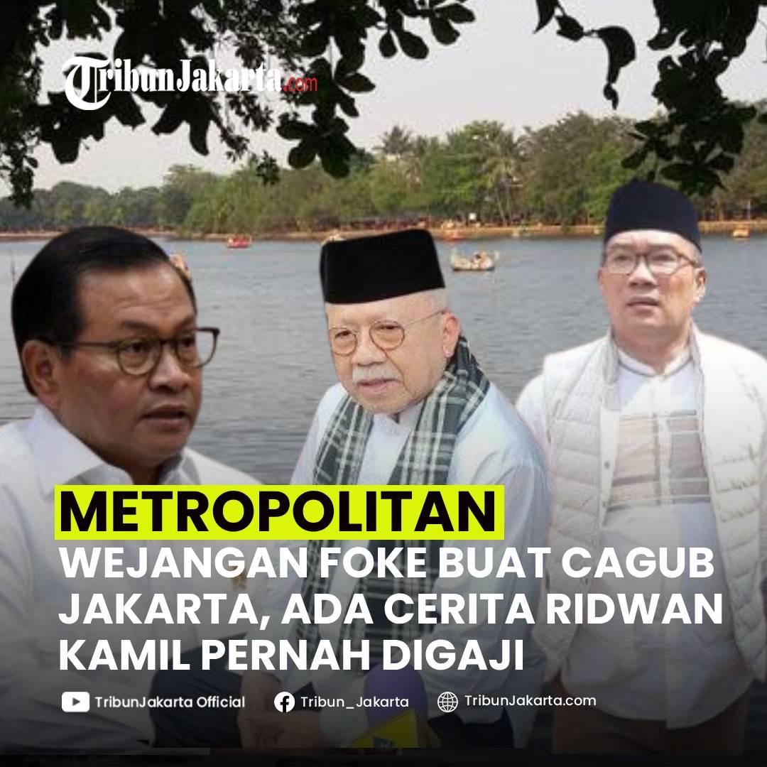 KLIK SELENGKAPNYA Mantan Gubernur DKI Jakarta, Fauzi Bowo Memberikan Wejangan Kepada Pramono Anung dan Ridwan Kamil. Terkuak Cerita Foke Gaji Ridwan Kamil. 