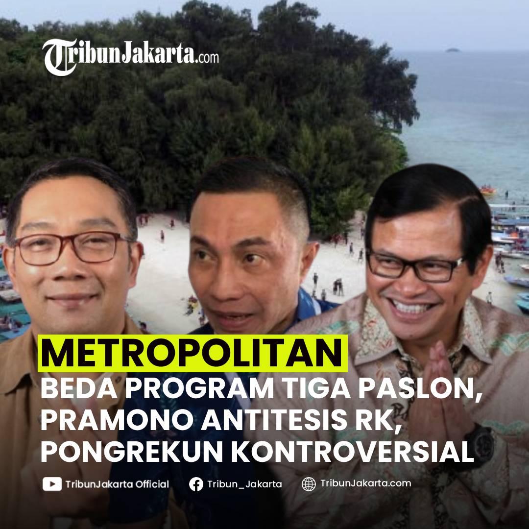 KLIK SELENGKAPNYA: Pengamat Politik Yunarto Wijaya Mengungkap Perbedaan Program Tiga Paslon di Pilkada Jakarta. Pramono Antitesis RK. Dharma Pongrekun Kontroversial. Bagaimana Pendapat Tribunners?

