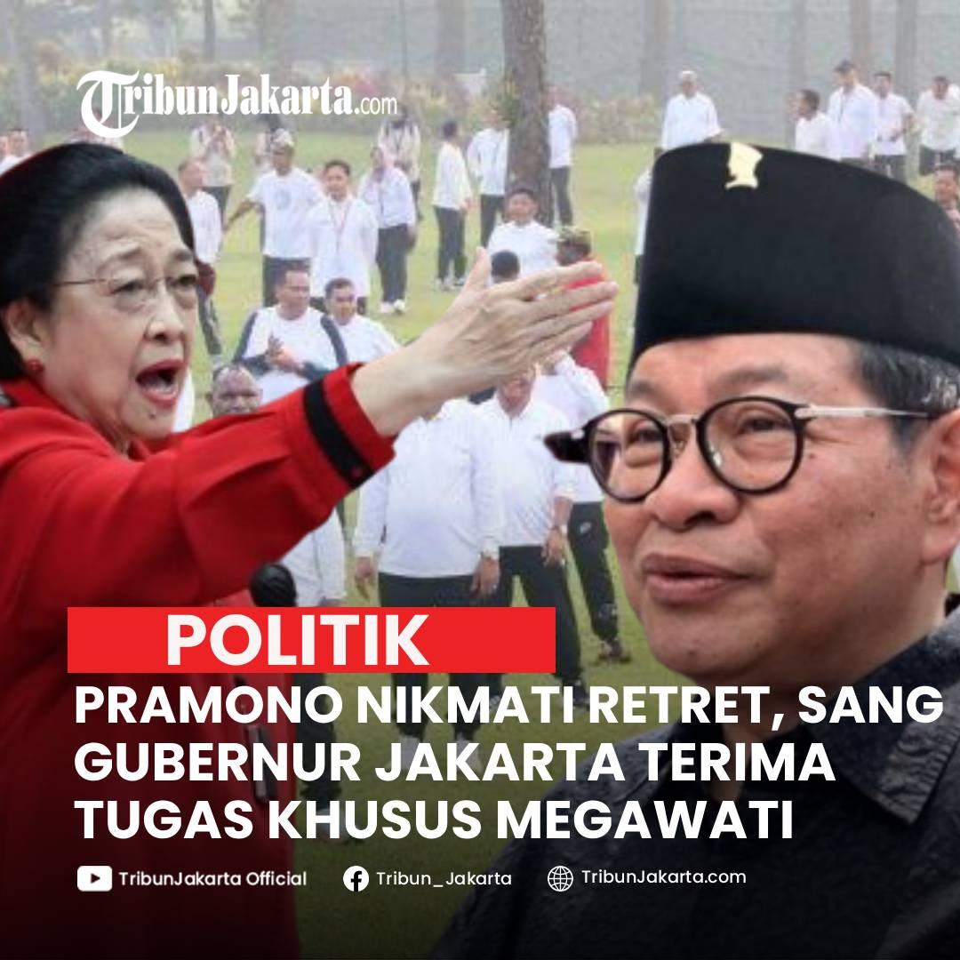 KLIK SELENGKAPNYA: Gubernur Jakarta Pramono Anung Menikmati Retret Kepala Daerah di Akmil Magelang, Senin (24/2/2025). Pramono Dapat Tugas Khusus dari Megawati Soekarnoputri.

