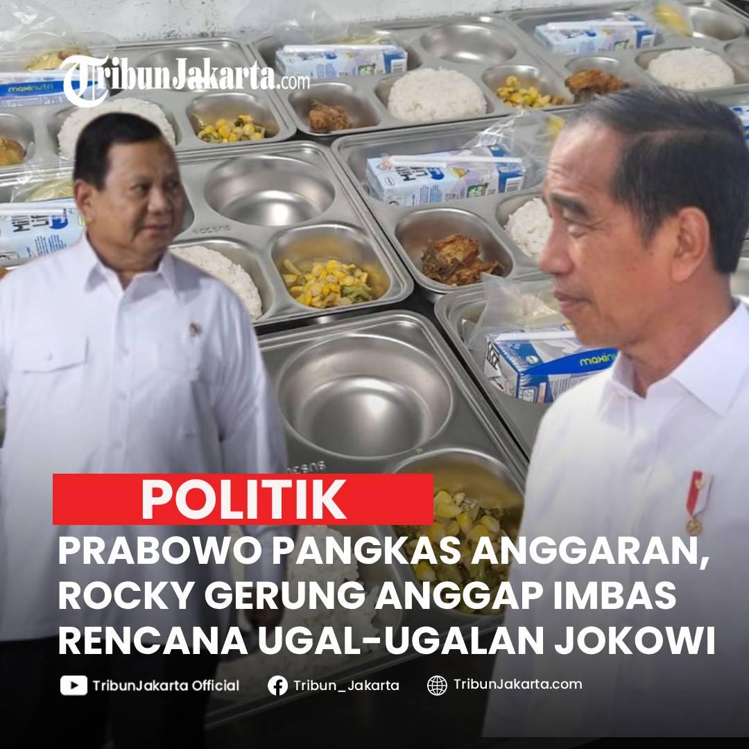 KLIK SELENGKAPNYA: Rocky Gerung Menilai Putusan Presiden Prabowo Pangkas Anggaran Perjalanan Dinas Demi Rakyat. Ia Menyinggung Hal itu Akibat Rencana Ugal-ugalan Jokowi.
