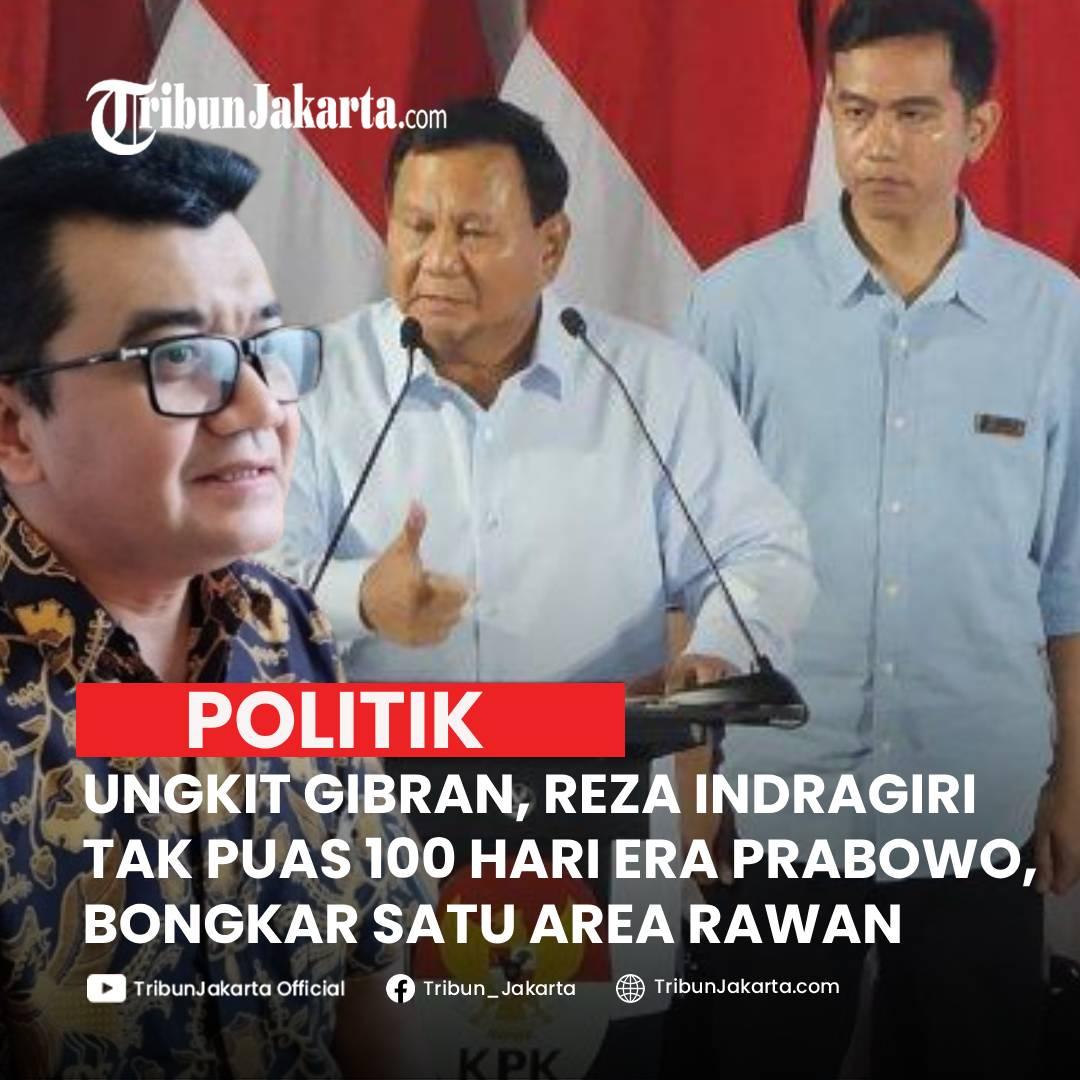KLIK SELENGKAPNYA: Pakar Psikologi Forensik Reza Indragiri Amriel mengaku tidak puas dengan kinerja 100 hari pemerintahan Prabowo-Gibran. Ia bongkar satu area rawan.
