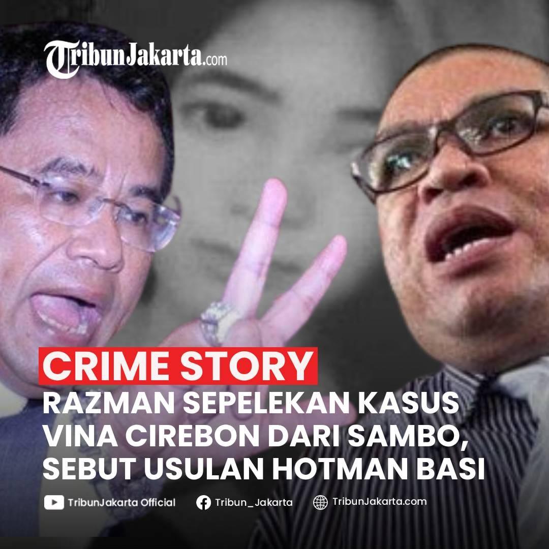 Pengacara Razman Nasution menganggap kasus Vina Cirebon dan Eky sepele dibanding dengan Ferdy Sambo. Dia menyebut usulan Hotman Paris soal pembentukan tim pencari fakta sangat mubazir.