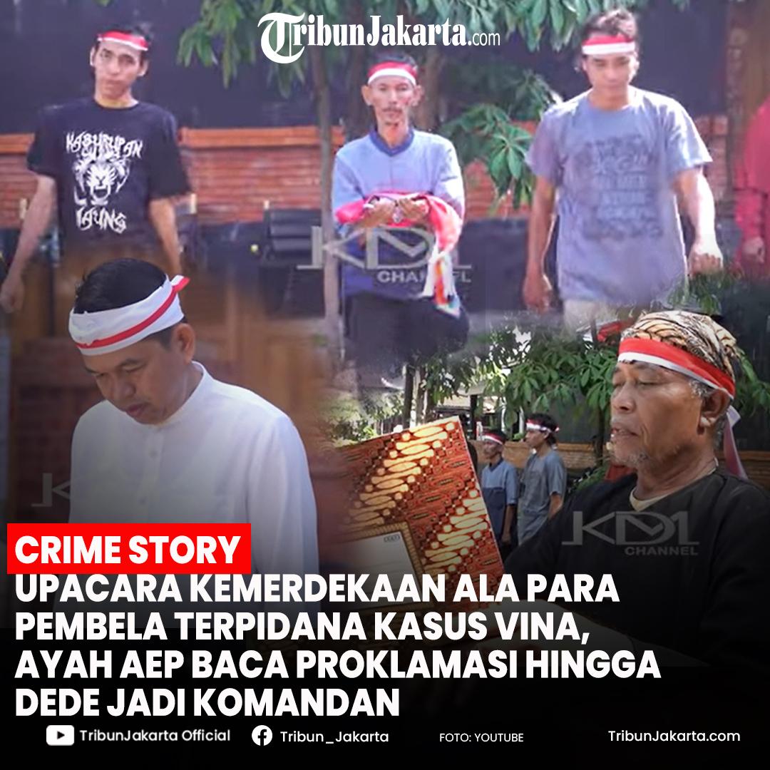 Upacara kemerdekaan ala para pembela terpidana kasus Vina Cirebon.