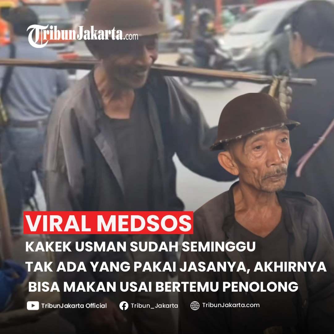KLIK SELENGKAPNYA: Momen Haru Kakek Usman Berjalan kaki Menawarkan Jasa gali di Cimahi, Jawa Barat. Ia Sudah Seminggu Tidak Ada Kerjaan. Sang Penolong Buat Trersenyum.
