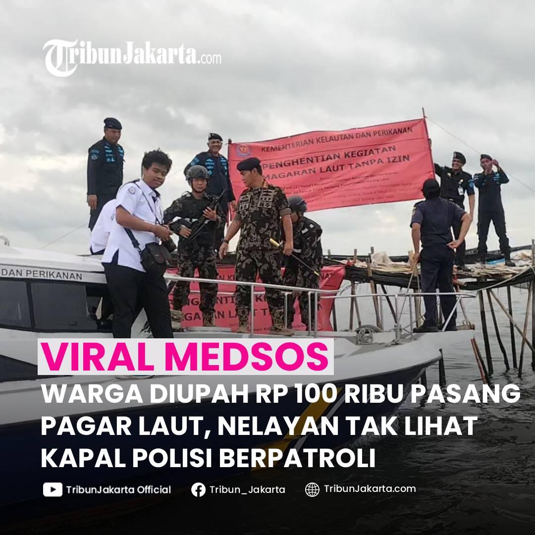 KLIK SELENGKAPNYA Terkuak Cara Pemasangan Pagar Laut Misterius yang Menggunakan Bambu Sepanjang 30,16 kilometer di Pesisir Kabupaten Tangerang. Warga Dapat Upah Segini.

