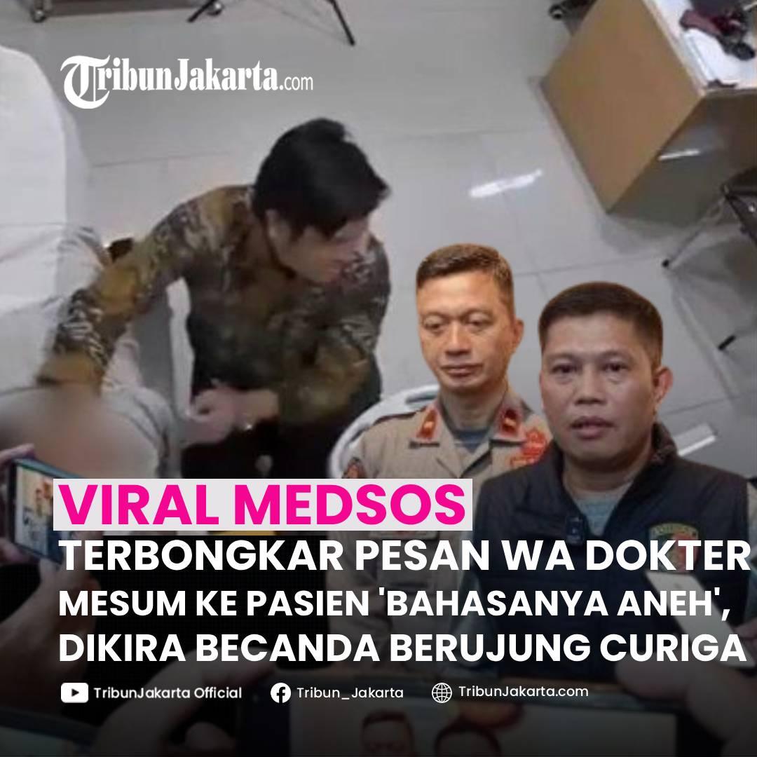 KLIK SELENGKAPNYA: Terbongkar Pesan WA Dokter Kandungan Mesum Ke Pasiennya di Kabupaten Garut, Jawa Barat. Pasien Mengira Becanda Jadi Curiga.


