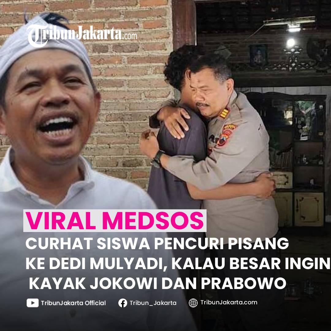 KLIK SELENGKAPNYA: AAP (17) Aiswa SMA yang Mencuri Pisang Buat Adiknya Bisa Mendapatkan Penghasilan di Polsek. Ia Curhat Saat Dihubungi Gubernur Jawa Barat Dedi Mulyadi. 
