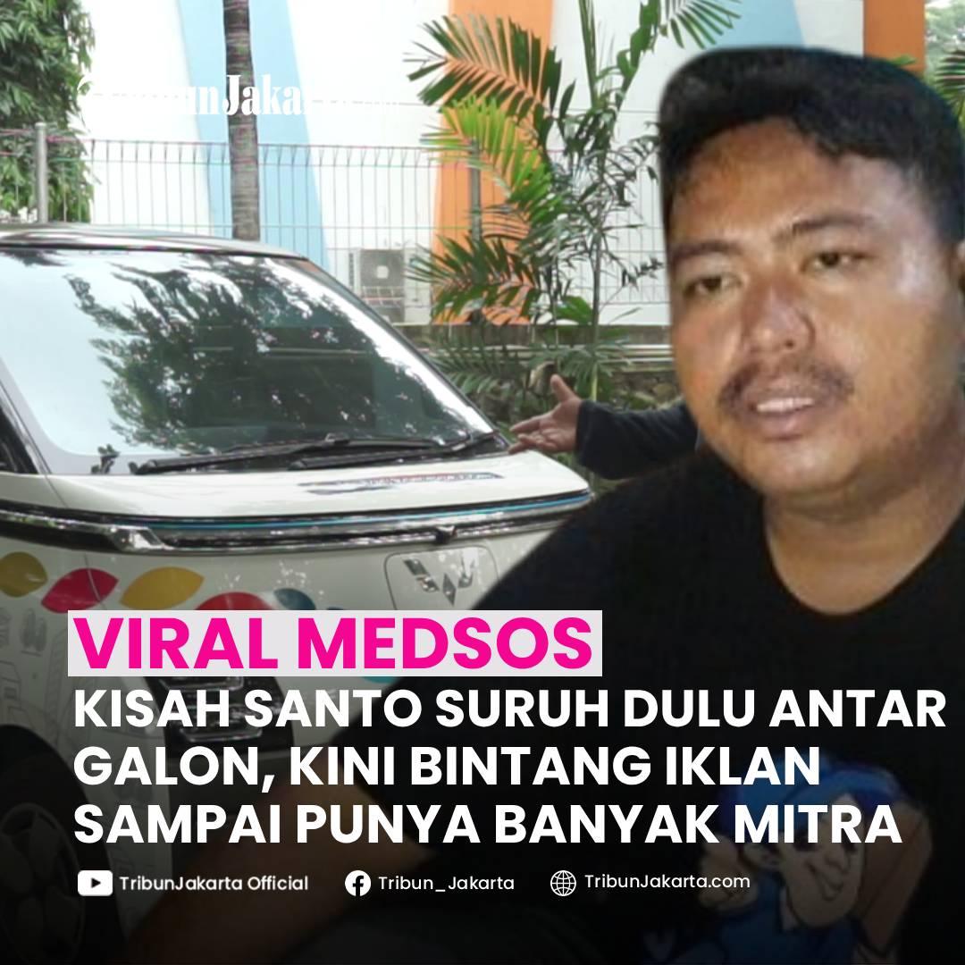 KLIK SELENGKAPNYA: Kisah Sukses Santo Suruh. Dulu, Susanto Jadi Tukang Antar Galon di Bekasi. Kini, Ia Menjadi Bintang Iklan Hingga Punya Banyak Mitra.