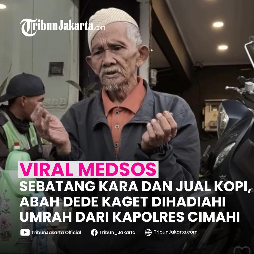 Seorang lansia penjual kopi keliling bernama Dede Harun (67) dibuat terharu oleh Kapolres Cimahi, AKBP Tri Suhartanto. Bukan karena berkasus, namun karena dihadiahi umrah gratis oleh Kapolres. 