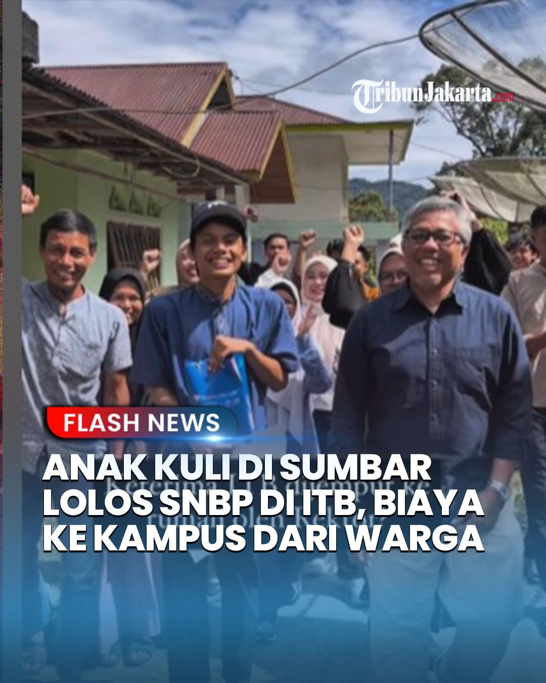Devit Febriansyah, siswa SMAN 1 Bukittinggi, Sumbar berhasil lolos SNBP di ITB. Warga yang bangga sampai patungan untuk biaya keberangkatannya ke Bandung. Bahkan Rektor ITB ikut menemui Devit di Sumbar. Keren banget ya 

