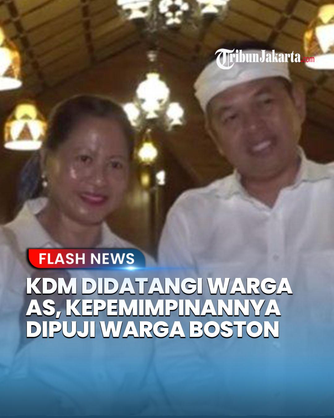 Gubernur Jawa Barat Dedi Mulyadi kini didatangi penggemarnya yang berasal dari Boston, Amerika Serikat. Dulu slogan 'Bapak Aing' yang disematkan untuk sang gubernur sudah sampai ke Arab Saudi.

