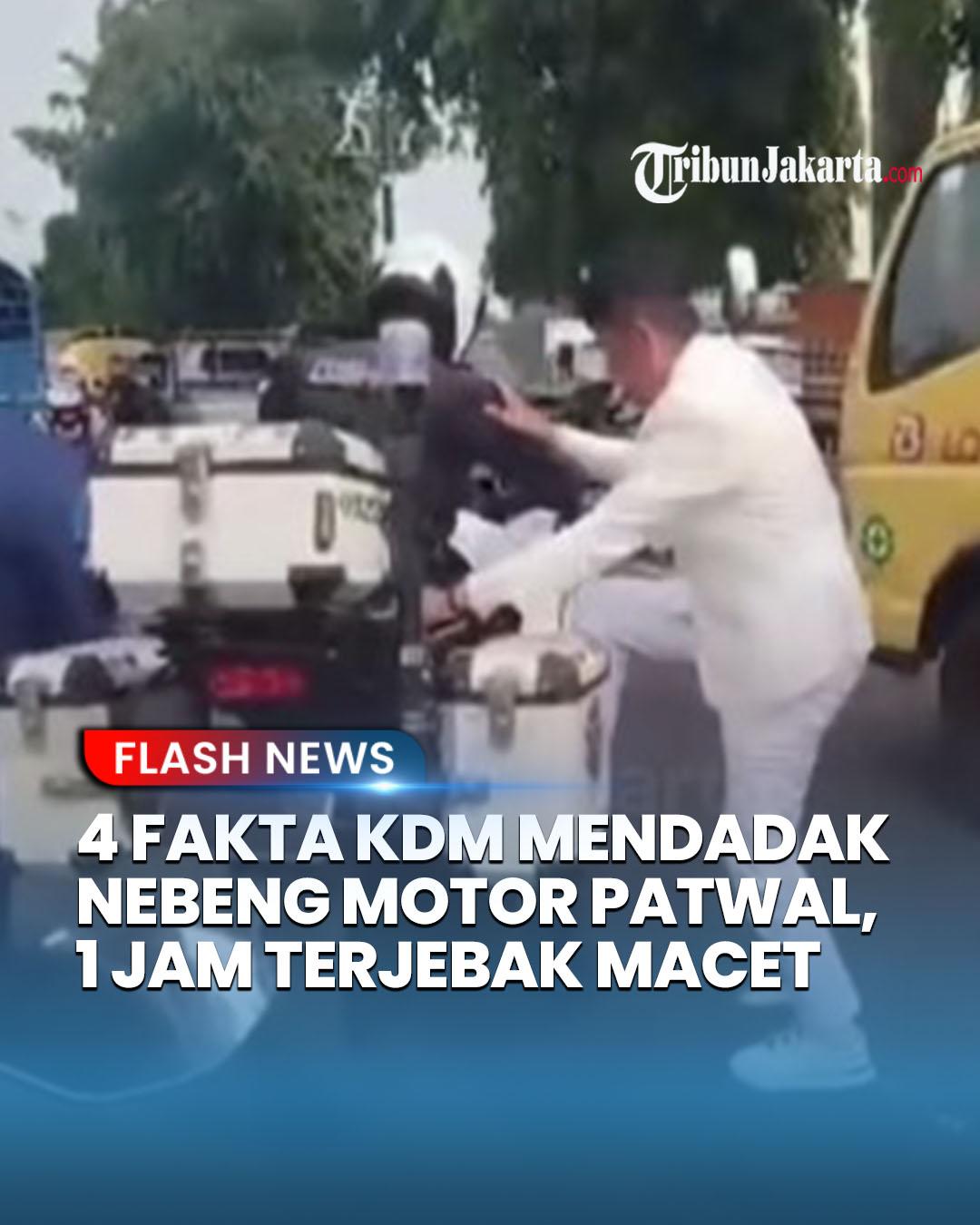 Momen Gubernur Jawa Barat Dedi Mulyadi tengah terjebak macet dan mendadak naik motor patwal masih menjadi sorotan. Ada 4 fakta soal ini yang wajib kamu tahu nih. 

