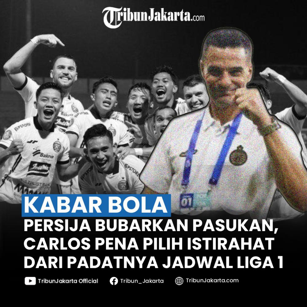 Carlos Pena memilih membubarkan sementara skuadnya dari aktivitas latihan. Pemain Persija diberikan waktu istirahat selama jeda internasional alias FIFA Matchday.
