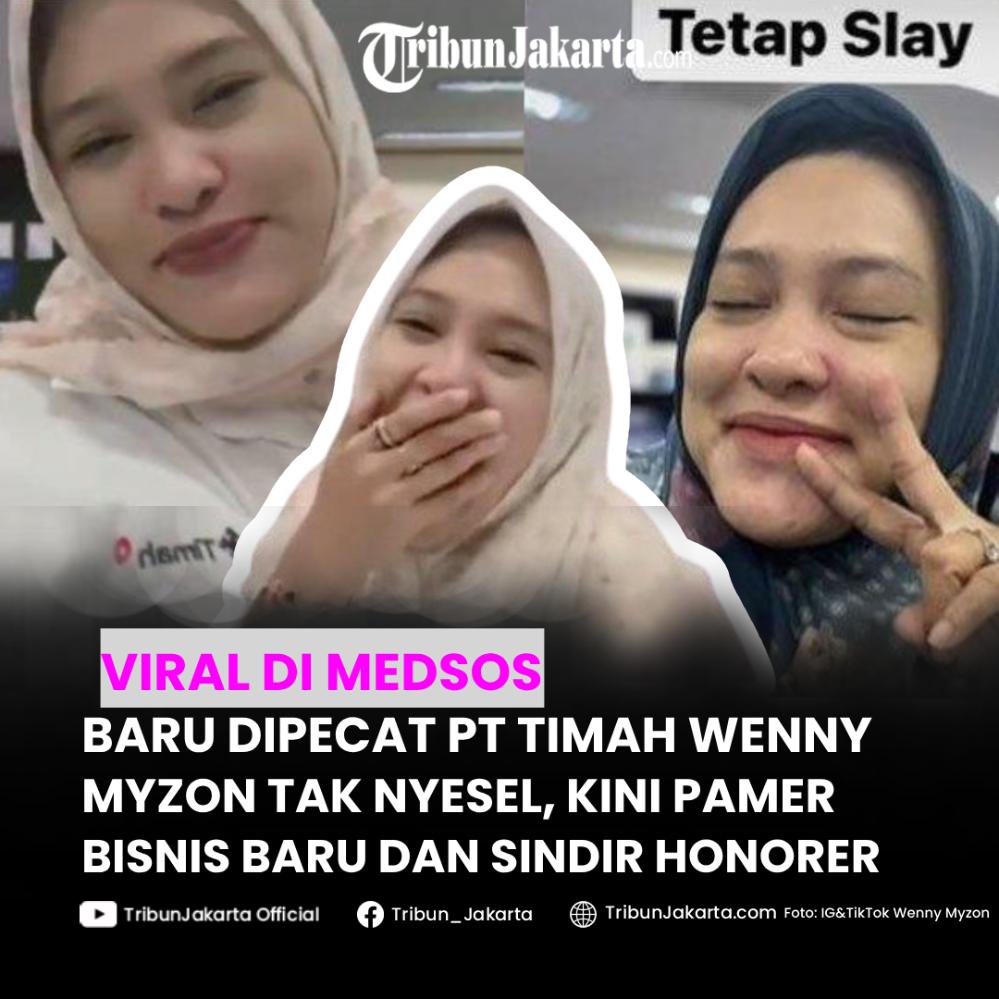 WENNY SINDIR HONORER - Seakan tak menyesal dipecat PT Timah, kini Wenny MyZon bikin geger lagi di media sosial dengan berani pamer bisnis baru dan menyindir honorer.