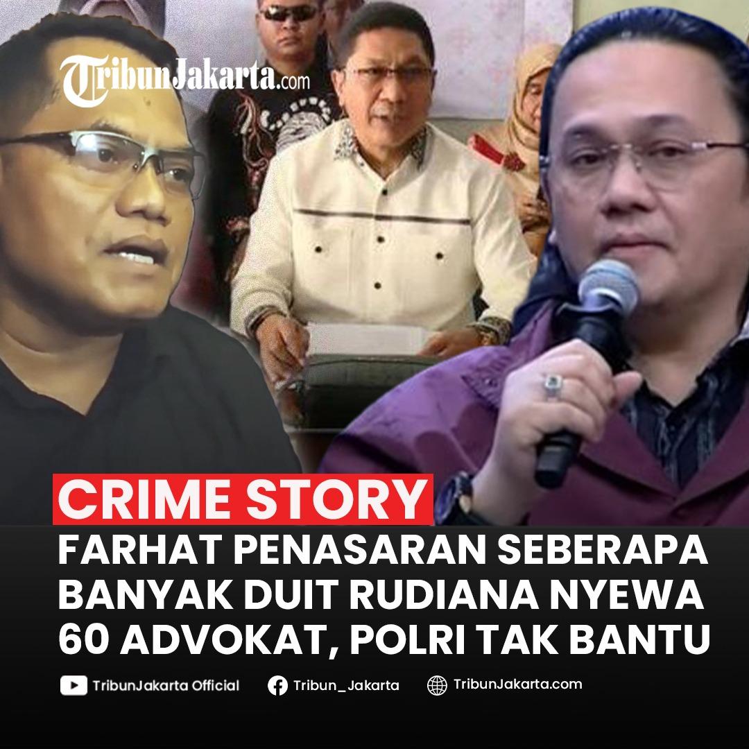 https://jakarta.tribunnews.com/2024/08/01/kapolri-tak-beri-bantuan-hukum-tapi-iptu-rudiana-sewa-60-pengacara-farhat-abbas-duit-dari-mana Farhat Penasaran Berapa Banyak Duit Rudiana Bisa Dikelilingi 60 Advokat, Kaget Kapolri Tak Kasih Bantuan Hukum
