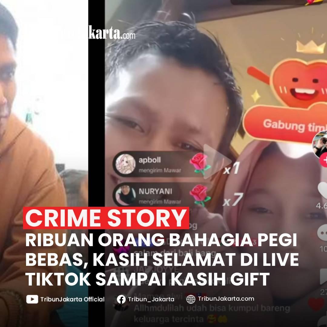  KLIK SELENGKAPNYA:Pegi Setiawan Bebas, Live TikTok di Akun Adik Ditonton Ribuan Orang yang Ikut Bahagia, Bertabur Gift