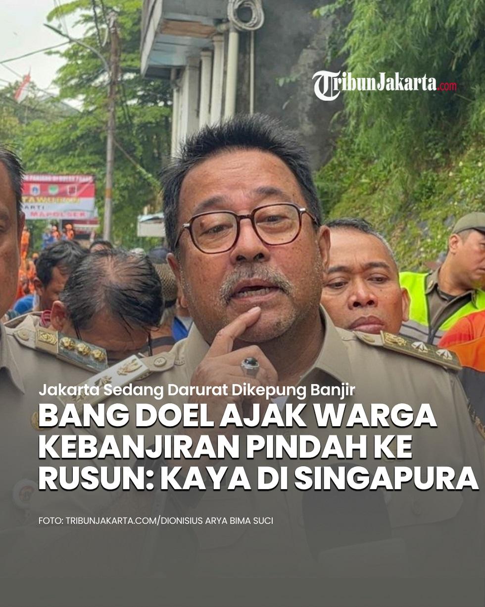 Wagub Rano Karno mengajak warga penyintas banjir untuk pindah ke rusun. Menurutnya, ini cara paling realistis mencegah warga terdampak banjir. Pemprov DKI kini sudah merampungkan pembangunan Rusun Jagakarsa yang punya fasilitas lengkap