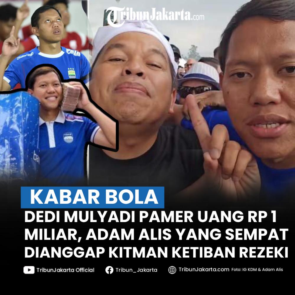 Dedi Mulyadi tiba-tiba memamerkan harta kekayaan uang cash Rp1 miliar. Sosok pemain Persib yang sempat terpinggirkan kini ketiban rezeki nomplok disawer uang.