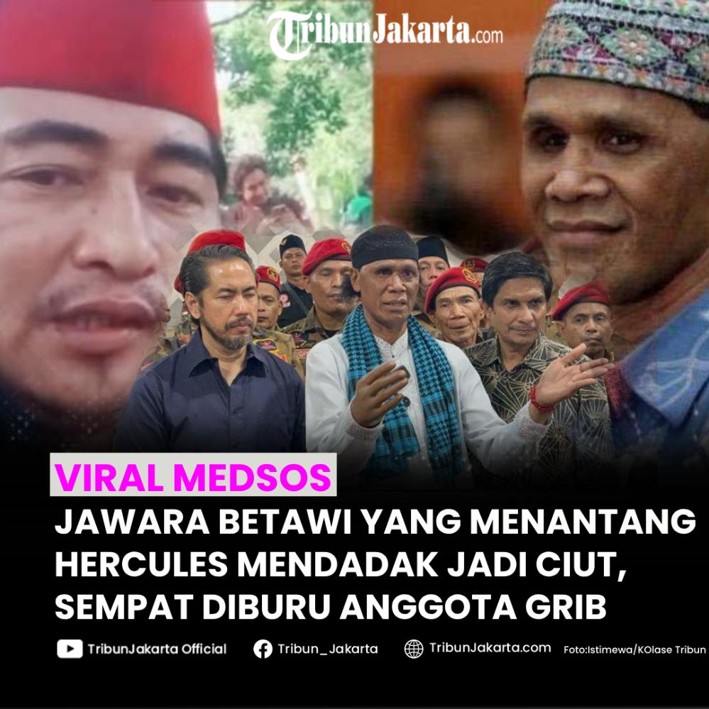 Jawara Betawi yang sempat koar-koar dan memberikan peringatan keras ke Hercules mendadak jadi ciut dan membuat klarifikasi. Sosoknya sempat diburu anggota GRIB, kini pria yang mengaku Jawara Betawi beralasan hanya mengingatkan Hercules.