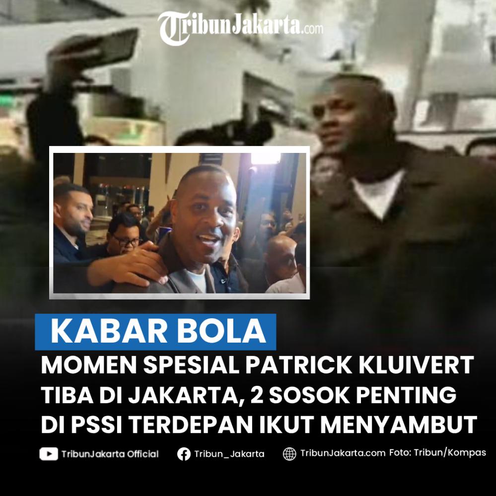 Pelatih baru Timnas Indonesia, Patrick Kluivert akhirnya tiba di Jakarta setelah perjalanan panjang dari Belanda. Dua sosok penting di PSSI hadir langsung menyambut kedatangan sang pelatih di hotel tempat menginap.