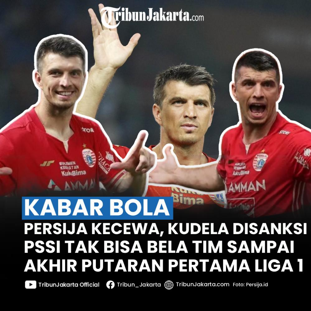 Persija dibuat kecewa dengan sanksi yang diberikan Komdis PSSI kepada Ondrej Kudela. Pemain berposisi bek itu tak bisa memperkuat Persija sampai akhir putaran pertama Liga 1.