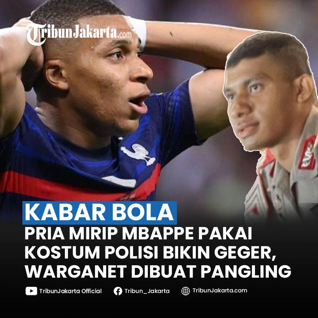  Viral Pria Mirip Kylian Mbappe, Tampil Gagah dengan Seragam Polri Hingga Bikin Pangling Warganet